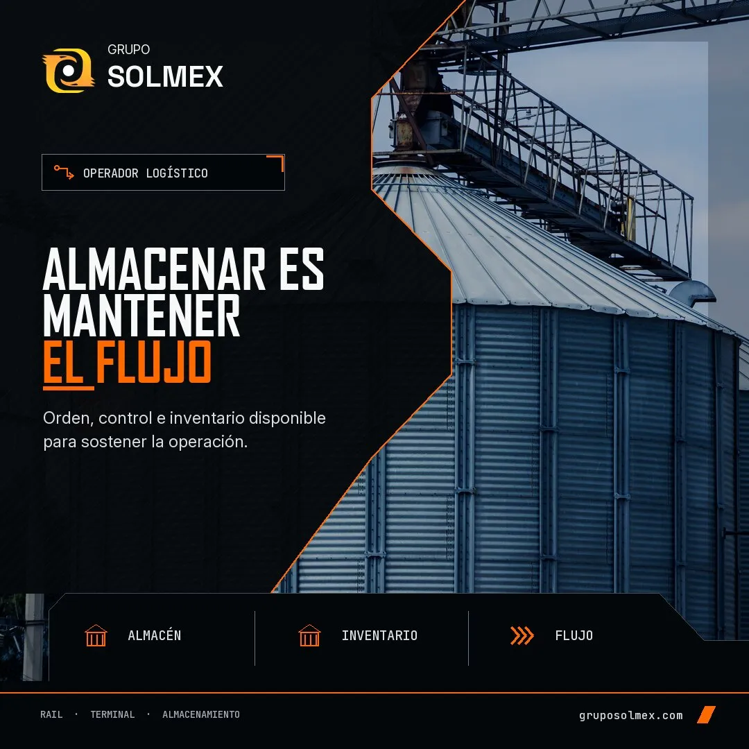 Publicación Almacenar es mantener el flujo de Grupo Solmex